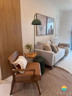 Apartamento Térreo Totalmente Mobiliado com 2 Dormitórios sendo 1 Suíte, em Balneário Piçarras/SC. Ref.468