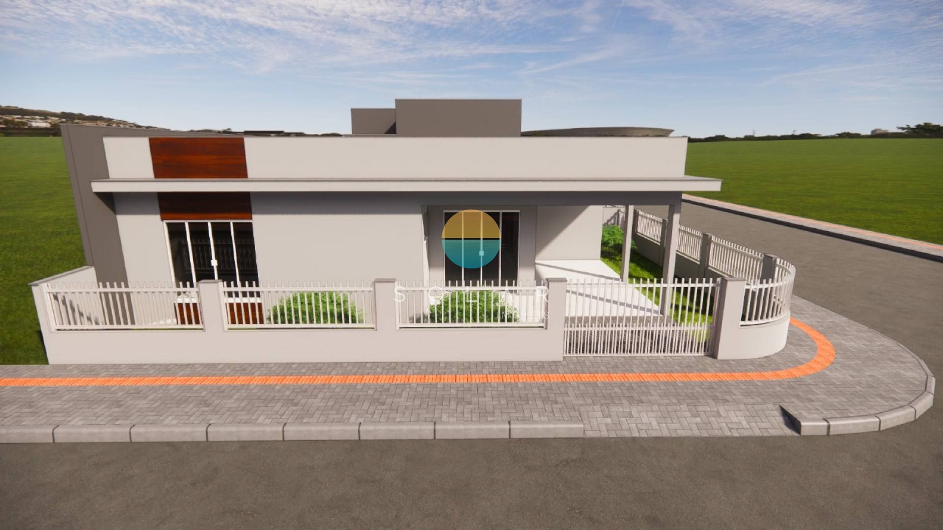 Geminado de esquina com 93m² com varanda 3 Dormitórios na Armação em Penha / SC. Ref. 492