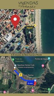 Sobrados à venda com 2 Dormitórios a 70m da Praia da Armação, Penha/SC. Ref.495