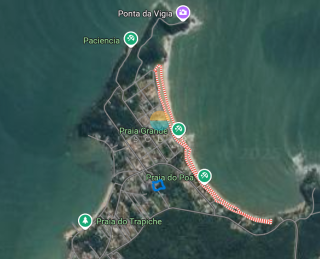 Terreno de 402,85m² à venda na região da Praia Grande em Penha/SC. Ref.497