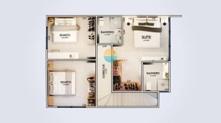 Sobrados Imponentes, Acabamento de Alto Padrão e Localização Estratégica, no bairro Centro em Penha/SC. Ref.496