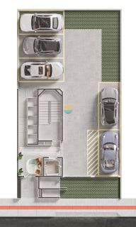 Terreno de 256,45m² com projeto aprovado, aprox. 440m da Praia do Quilombo em Penha/SC. Ref. 501