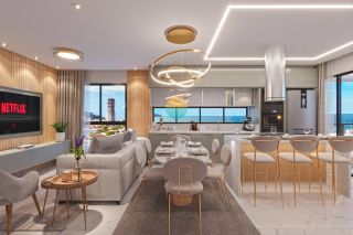 Terreno de 256,45m² com projeto aprovado, aprox. 440m da Praia do Quilombo em Penha/SC. Ref. 501