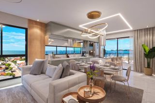 Terreno de 256,45m² com projeto aprovado, aprox. 440m da Praia do Quilombo em Penha/SC. Ref. 501