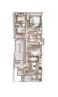 Terreno de 256,45m² com projeto aprovado, aprox. 440m da Praia do Quilombo em Penha/SC. Ref. 501