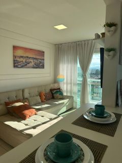 Apartamento à venda no Velutti Home Club com 2 Dormitórios, Mobiliado, em Penha / SC. Ref.503