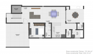 Casa, em construção, à venda no Condomínio Terras Alphaville