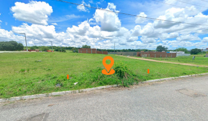 Terreno plano à venda na Vila Maria da Luz, a 7km de Campina Grande