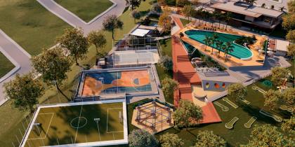 Terreno a venda no condomínio fechado NaçõesVille Residence, em Campina Grande