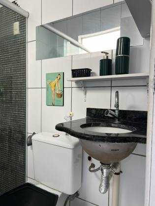 Flat mobilado para locação com 1 quarto, sendo 1 suíte no bairro Conceição em Campina Grande