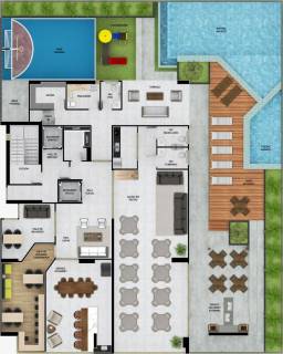 Apartamento à venda, com 03 quartos, sendo 02 suítes, no Bessa, em João Pessoa