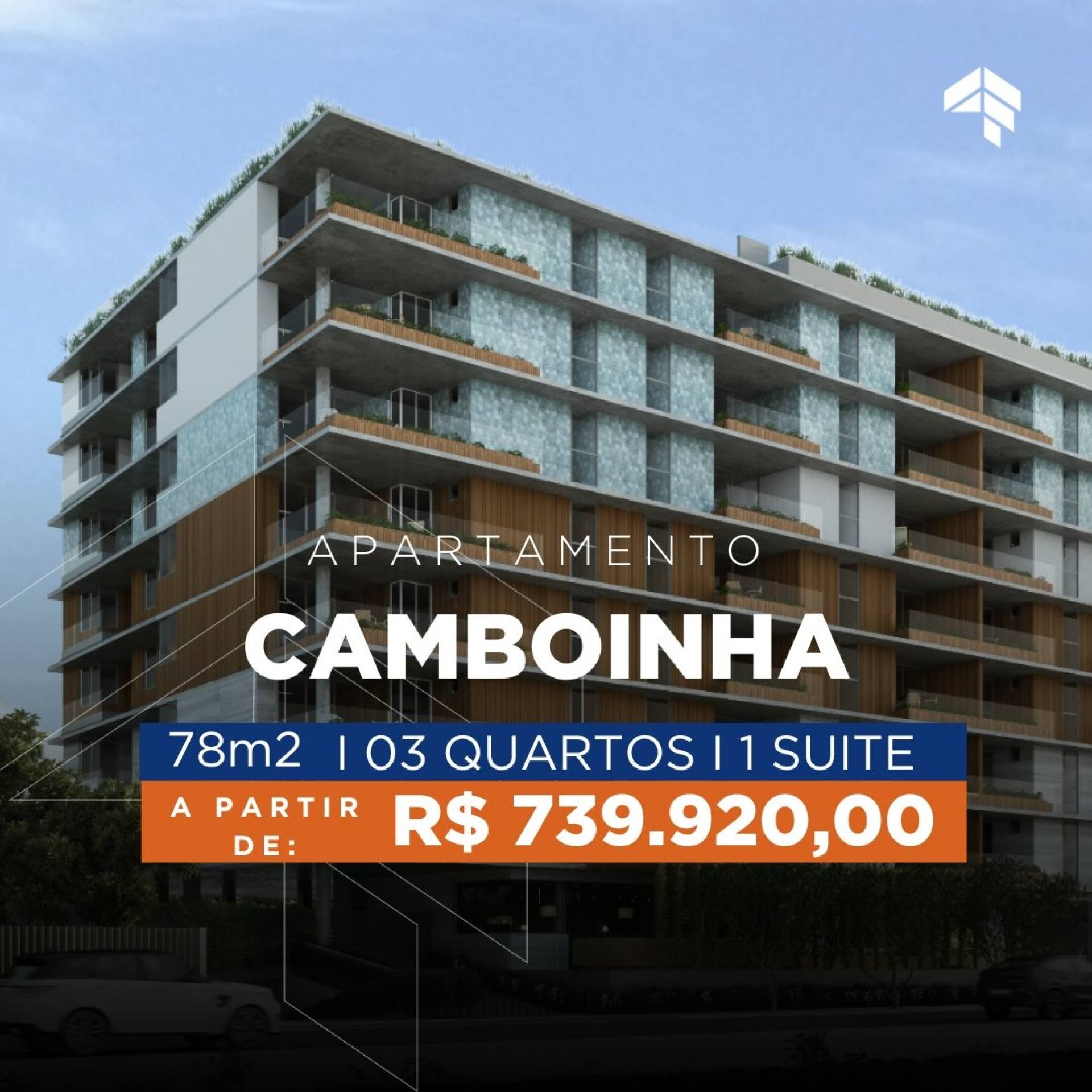 Apartamento Beira-Mar Para Vender no bairro Camboinha em Cabedelo