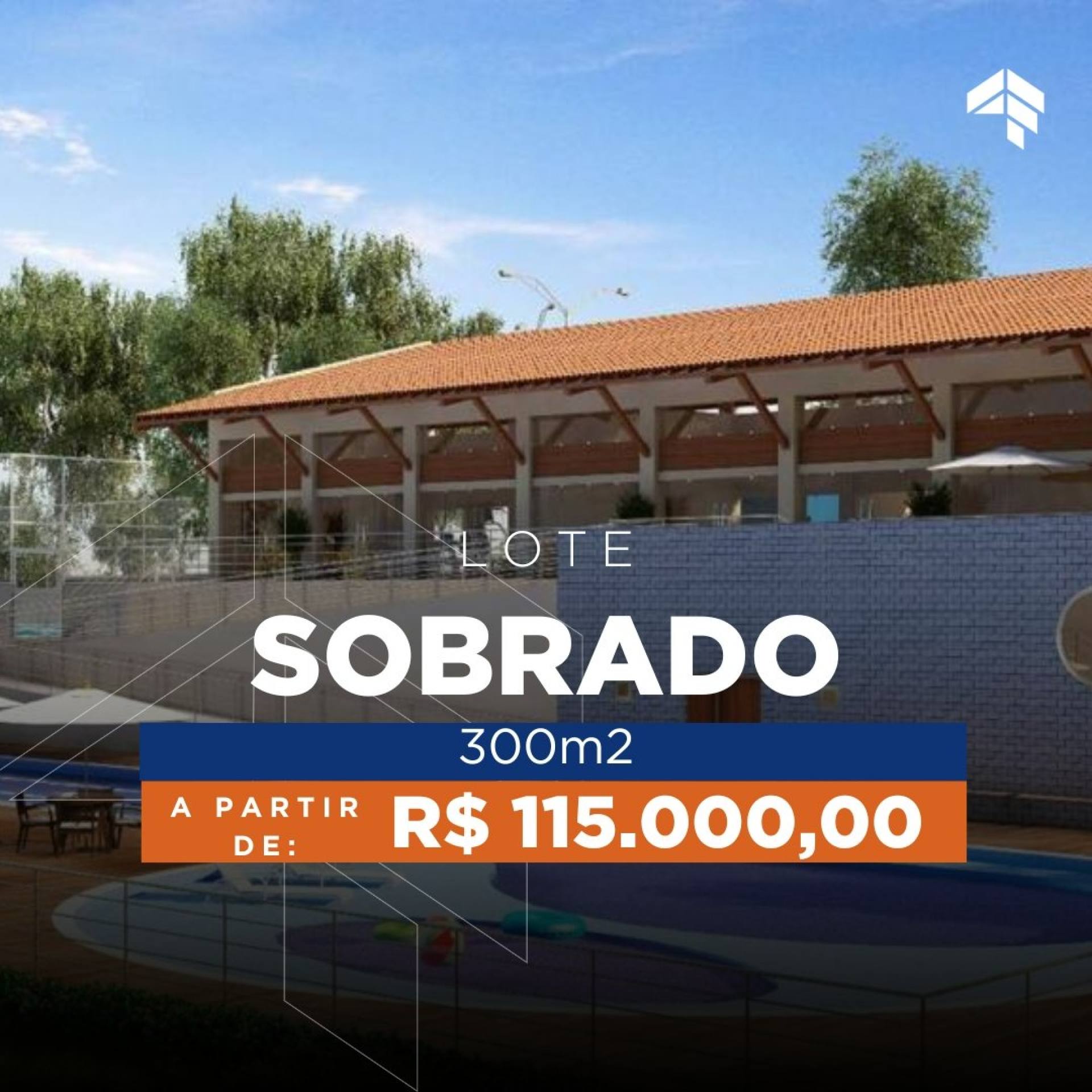 Terreno à venda, a partir de 300 m² por R$ 115.000,00 - Centro - Sobrado/PB