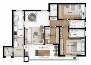 Apartamento com 3 dormitórios à venda, 100 m² por R$ 1.550.000,00 - Butantã - São Paulo/SP