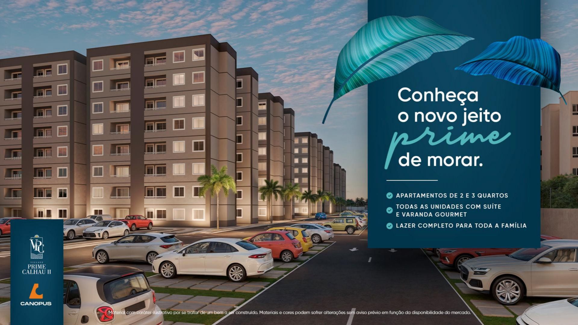Village Prime Calhau 2, pções de 3 e 2 quartos no Alto do Calhau