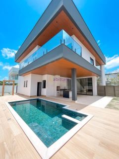 Casa  430m² com 5 suítes, elevador + espaço gourmet com piscina no Alphaville