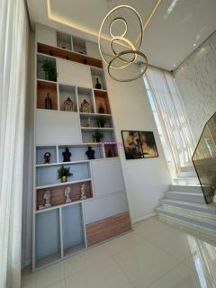 Condomínio Alphaville - Casa com com 05 suítes + espaço gourmet no Araçagy - MOBILIADA.