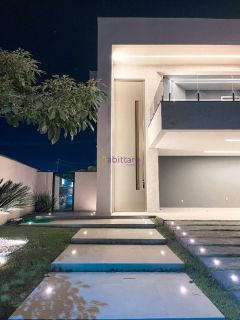 Casa duplex com elevador no Condomínio Alphaville de 514m² com 05 suítes