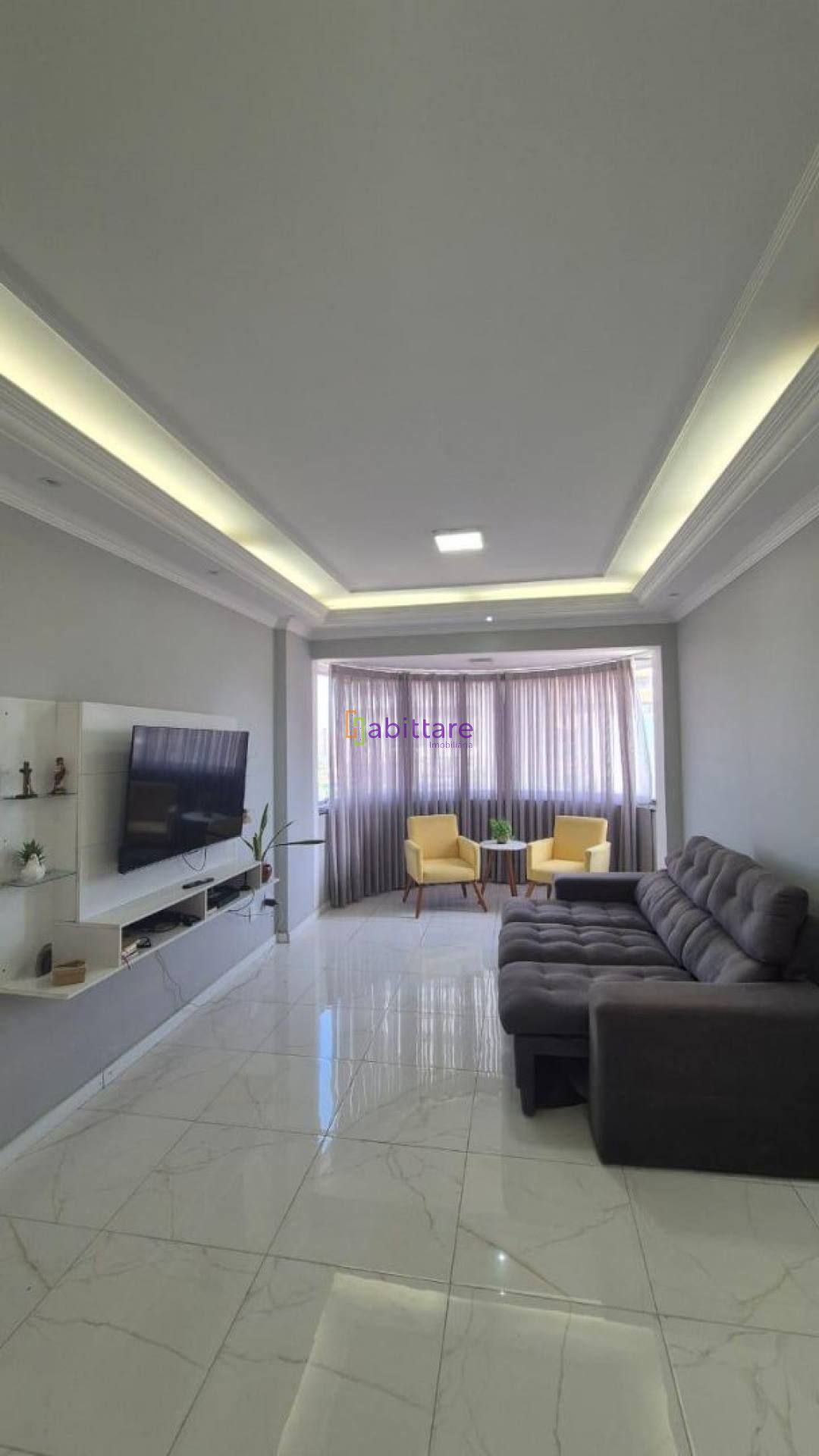 Ocean Tower - Apartamento de 87m² com 02 quartos (1 suíte) na Ponta D'areia.