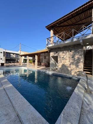 Casa duplex no Reserva Boa Vista com 4 suítes espaço gourmet com piscina