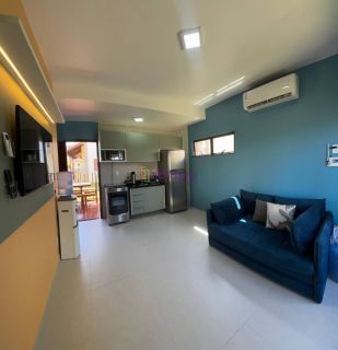 Casa duplex condomínio no Dunas Village Residence no Santo Amaro - MOBILIADO