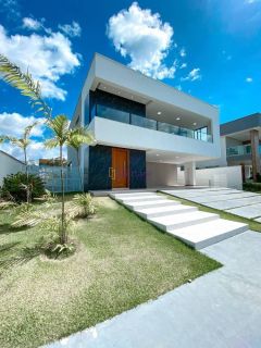 Casa duplex de 398m² com 5 suítes + espaço gourmet no Condomínio Alphaville