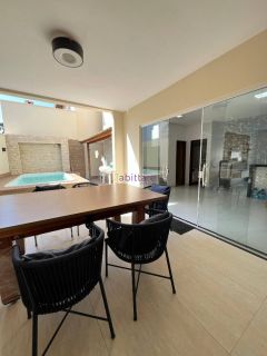 Casa duplex no Reserva Boa Vista com 4 suítes espaço gourmet com piscina