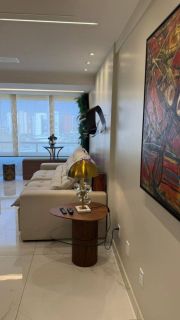 Apartamento Mobiliado no Caribean Residence 110m³ Reformado, Frente Mar