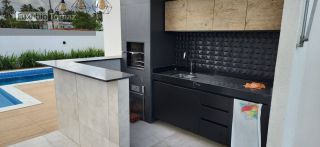 Casa de praia nova em condomínio a beira mar