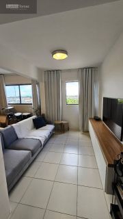 Apto no residencial Pátio semi-mobiliado com sala ampliada