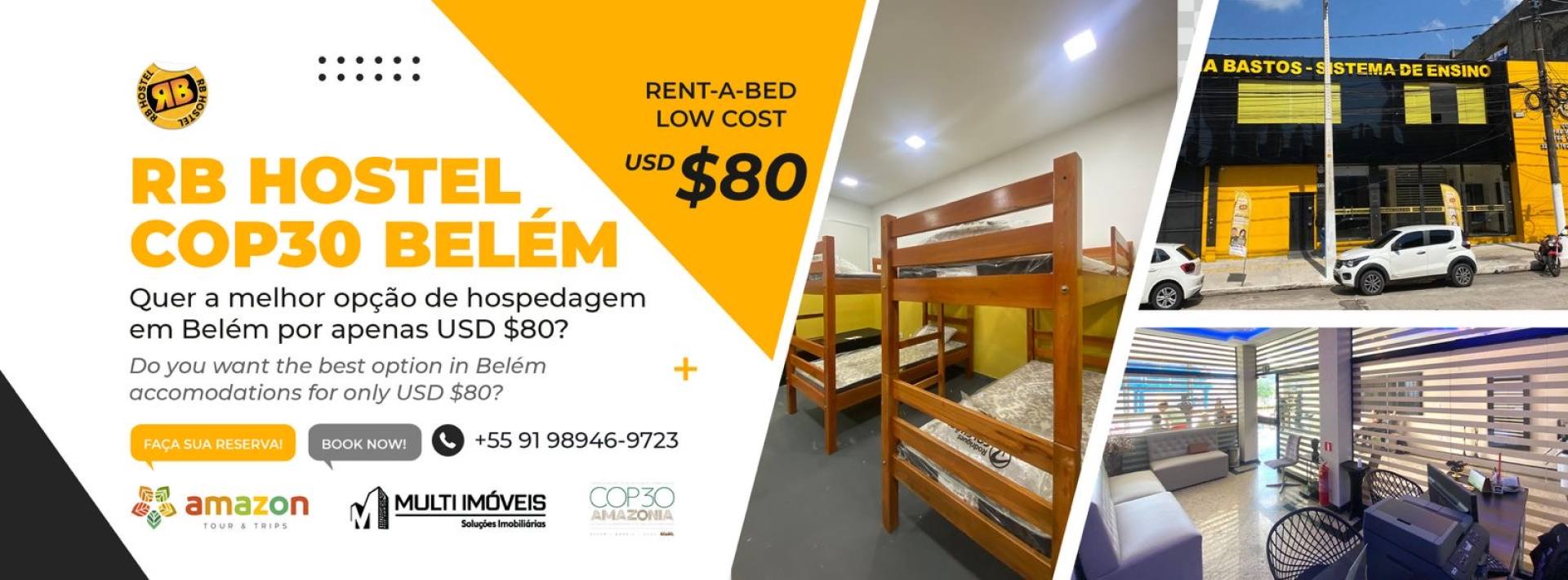 COP30 - Hostel na Pedreira - Price U$80 dollars