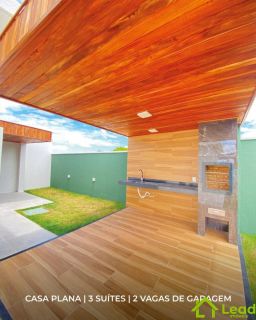 Casa com 03 Suítes á Venda no Aquiraz Cond. Villas Jardins - Ceará