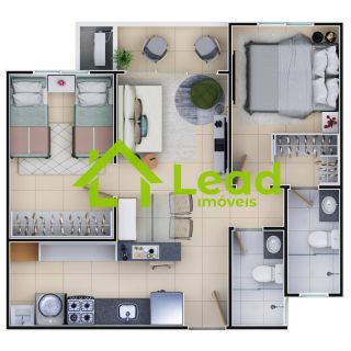 Apartamento 03 Quartos á Venda na Messejana no Bella Vitta  Fortaleza- Ceará