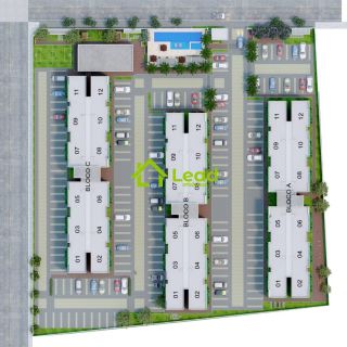 Apartamento com 02 Quartos á Venda na Messejana no Ápice Messejana Fortaleza - Ceará