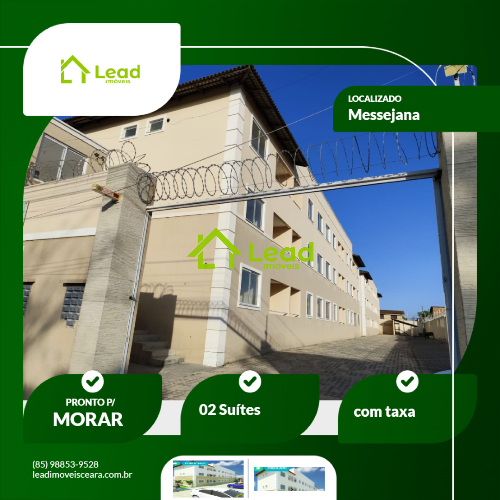 Apartamento com 02 Suítes em Fortaleza á Venda no Personal Residence- Ceará