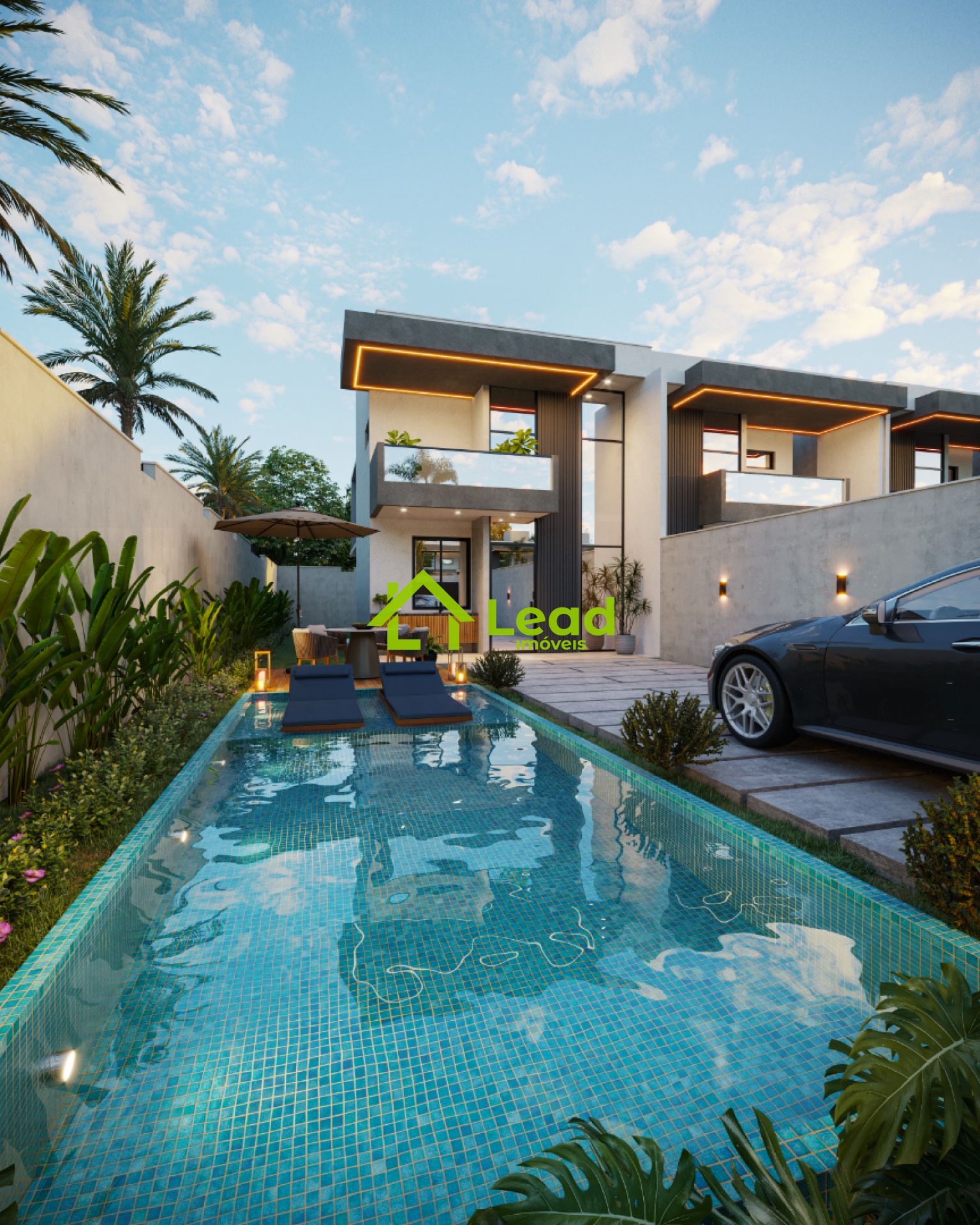 Casa Duplex á Venda no Eusébio Amora Residence - Ceará