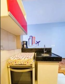 Apartamento Todo Mobiliado Para Vender com 01 quarto no bairro Barro Preto em Belo Horizonte