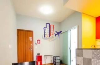 Apartamento Todo Mobiliado Para Vender com 01 quarto no bairro Barro Preto em Belo Horizonte