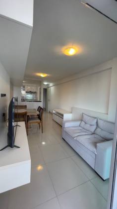 (MR) LOCAÇÃO AP MOBILIADO VISTA MAR - ED. UNIQUE