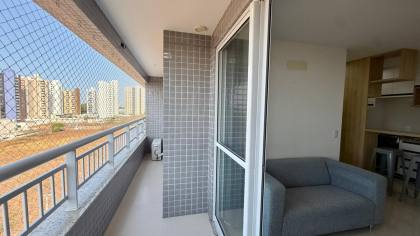 (MR) LOCAÇÃO AP VISTA MAR MOBILIADO - NO EDF. ARPOADOR