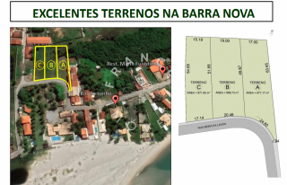 Excelentes terrenos na Barra Nova