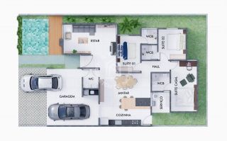 Casa na planta no Lagos do Francês Alfa F21