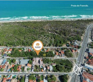 SAND apt 2 e 3/4 na praia do frances