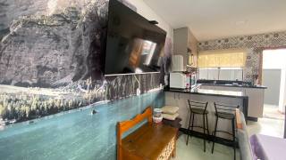 Sobrado com piscina na praia com um valor especial