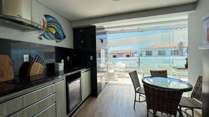 Apartamento Alto Padrão na praia com Jacuzzi 6 Lugares.