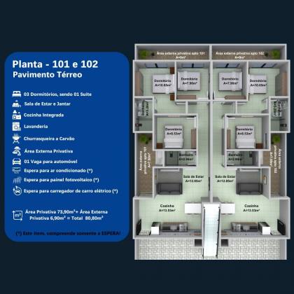 APARTAMENTO A POUCOS PASSOS DO MAR