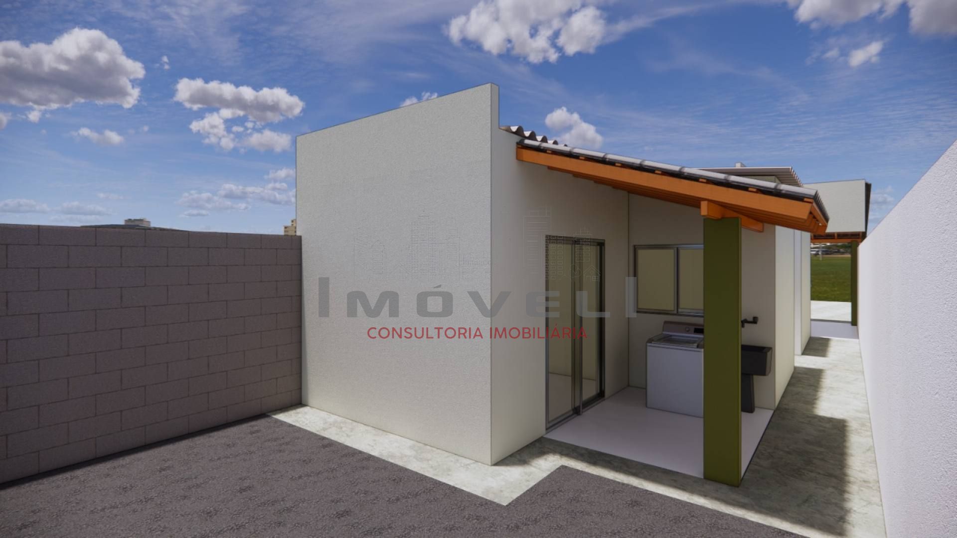 Casa na planta no bairro ouro verde    2 quartos  Sala Cozinha Banheiro social  Área de serviço coberta  Valor 200.000,00  Murada   Obs: rua de terra  Prazo 4 meses para finalizar