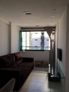 Aluga apartamento 02 quartos em Boa Viagem mobiliado sendo 1 suite, 50M³