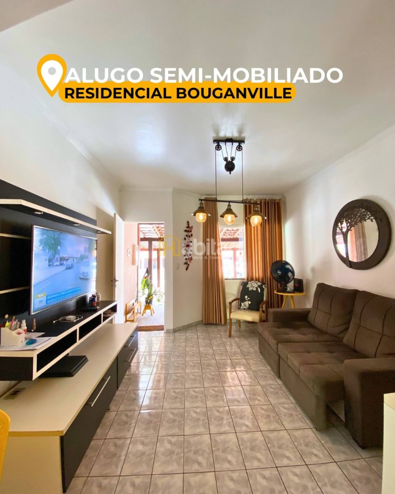 Casa no Residencial Bouganville Semi-mobiliada com  2 quartos sendo 1 suítes no Bairro Isaura Parente em Rio Branco