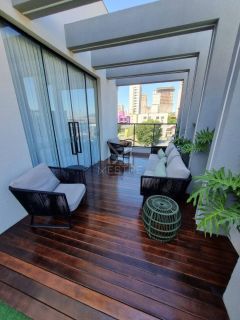 APARTAMENTO 3 SUÍTES MOBILIADO ANDAR ALTO PARA LOCAÇÃO ANUAL NA MEIA PRAIA - REF 124119